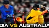 لعبة كريكيت بين الهند و استراليا